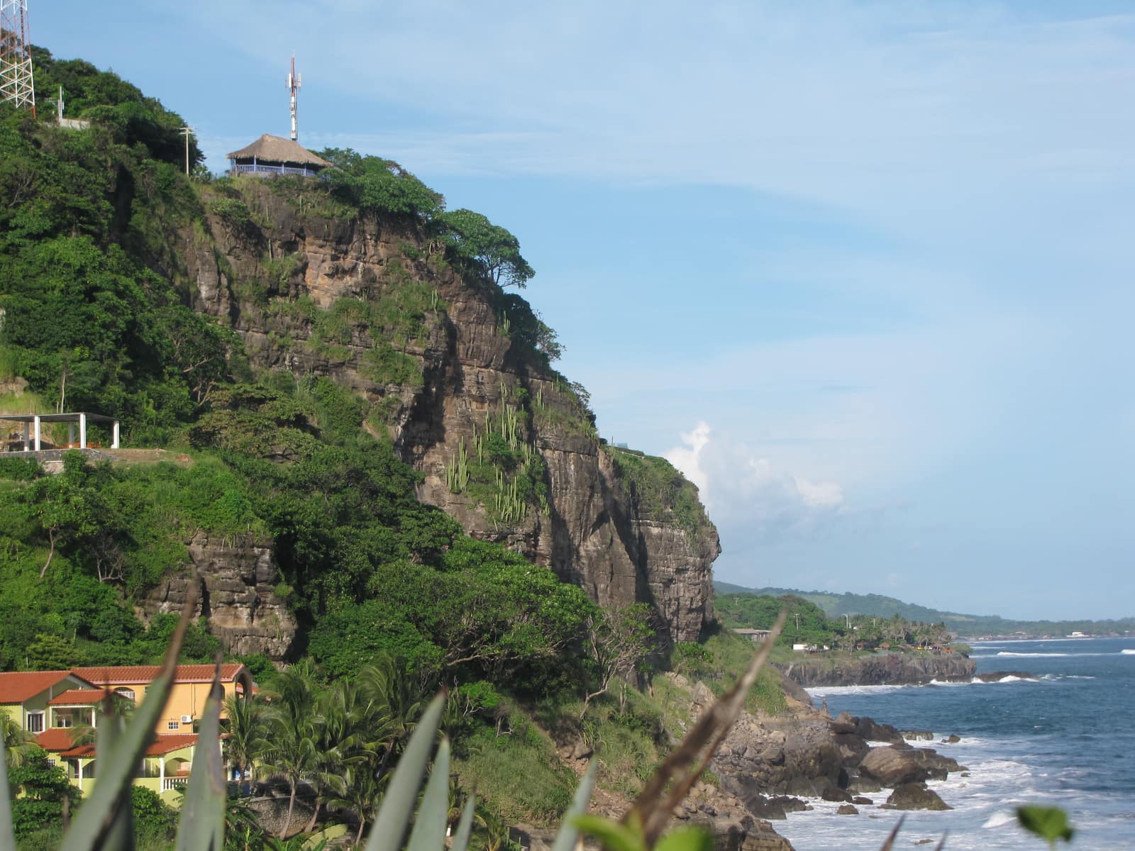 Headlands of the Costa del Bálsamo dropping into Pacific swell.